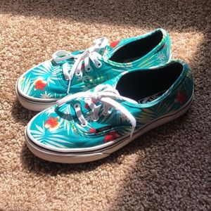 Women’s Teal Vans
